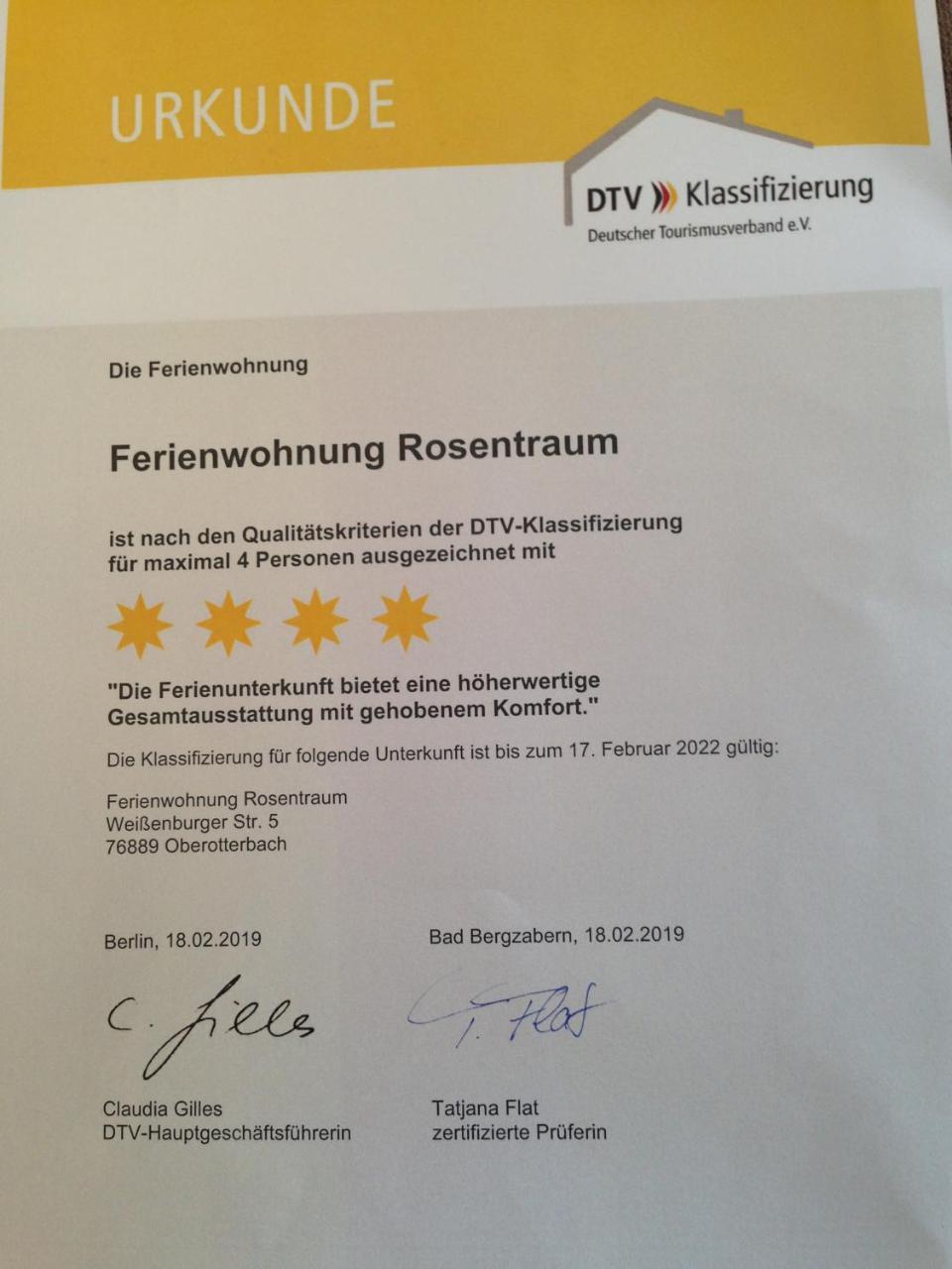 Ferienwohnung Rosentraum Oberotterbach エクステリア 写真
